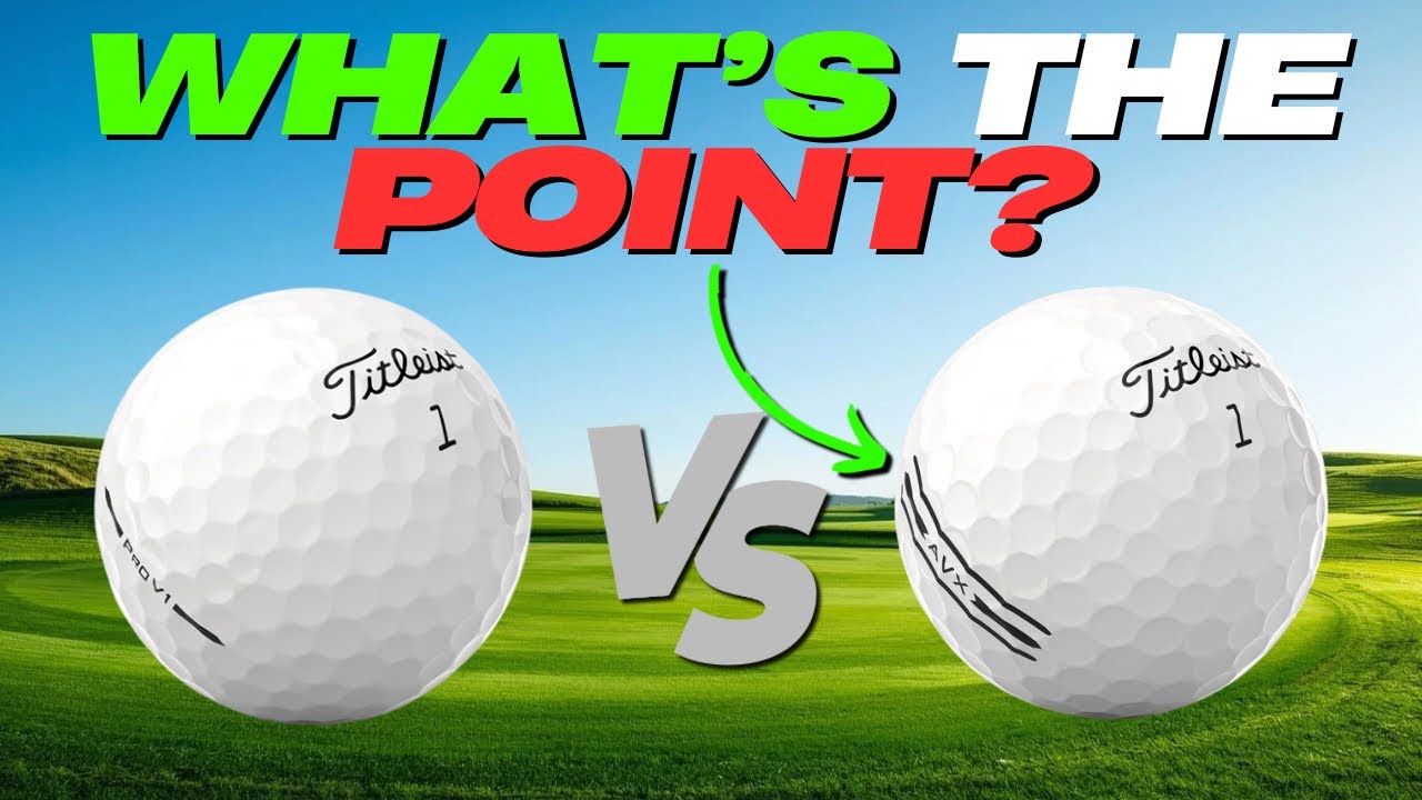 Titleist Pro V1 vs Titleist AVX - Who Should Play the AVX? - YouTube
