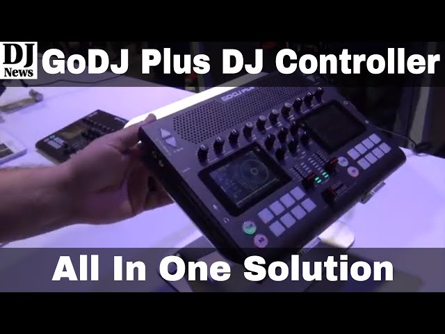 GO-DJ Plus Portable DJ Controller With Built-In Speaker All-In-One