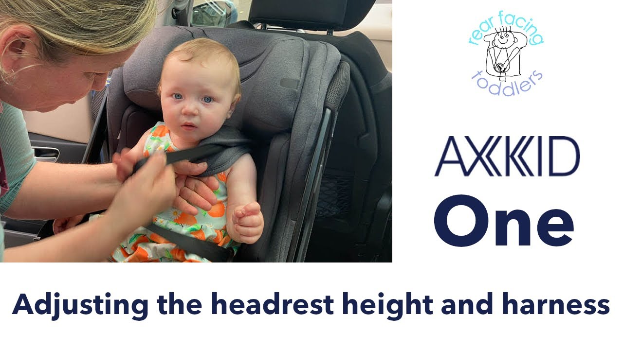 How to adjust the Axkid One's harness and headrest - YouTube