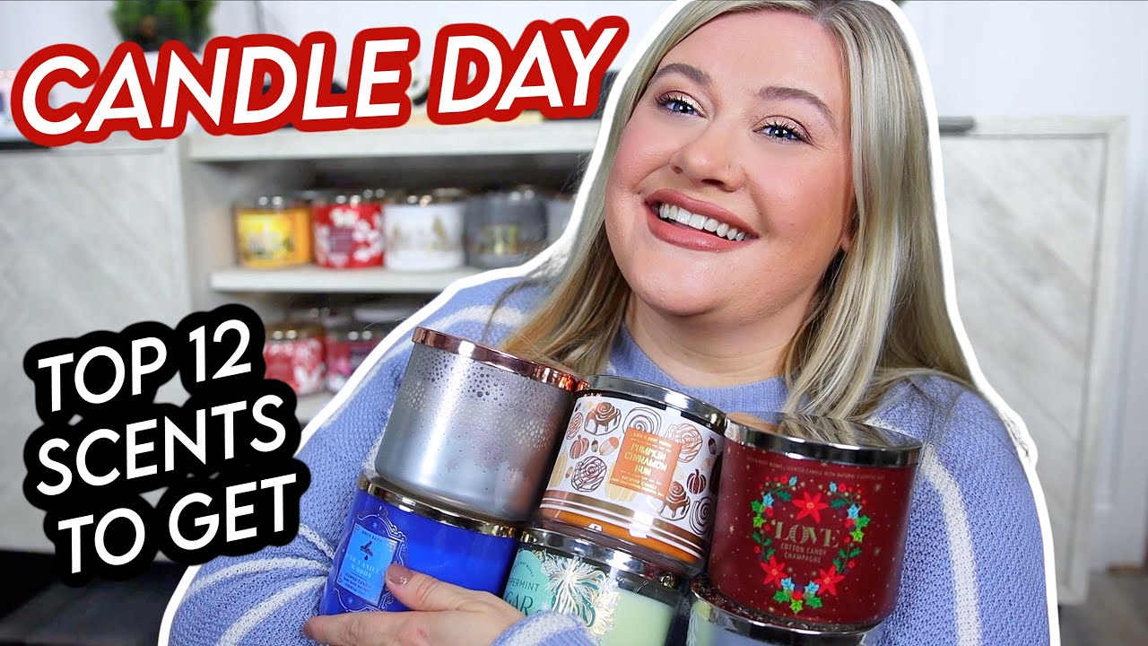 BATH & BODY WORKS CANDLE DAY TIPS + MY TOP 12 CANDLES - YouTube