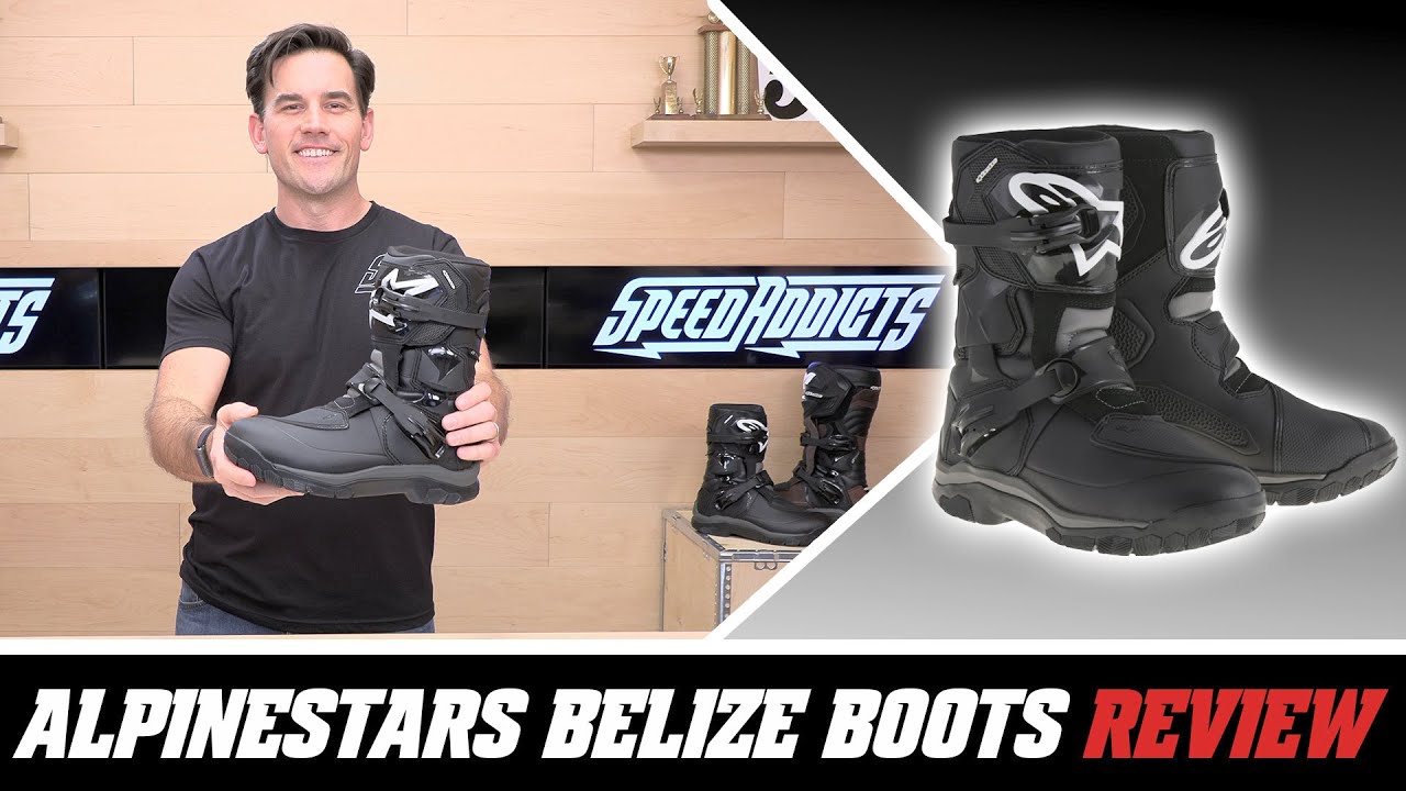 Alpinestars Belize Drystar Boots Review at SpeedAddicts.com - YouTube