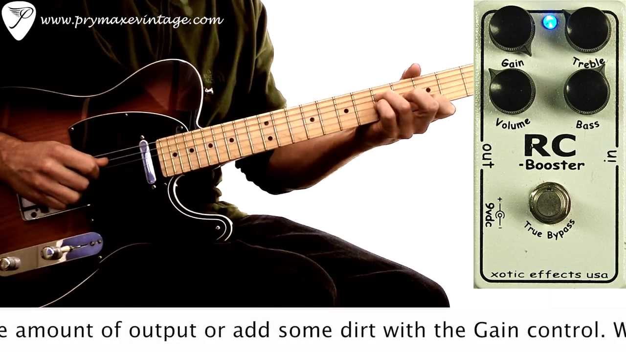 Xotic Effects RC Booster - YouTube