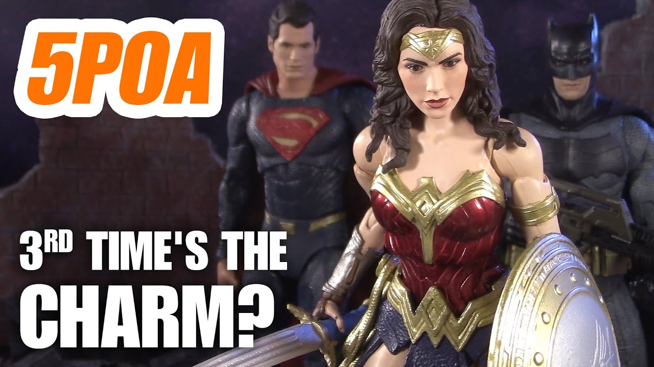 BVS WONDER WOMAN HEAD SWAPS! McFarlane Toys DC Multiverse Batman v