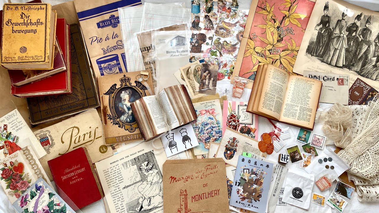 紙もの♡東京蚤の市(Vol.17）購入品紹介 / ヴィンテージとアンティーク