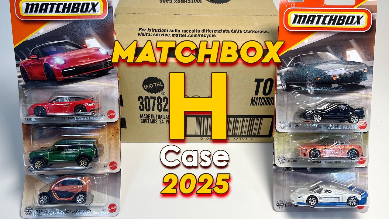 Unboxing Hotwheels 2025 Matchbox - Case H (Porsche 911 Targa