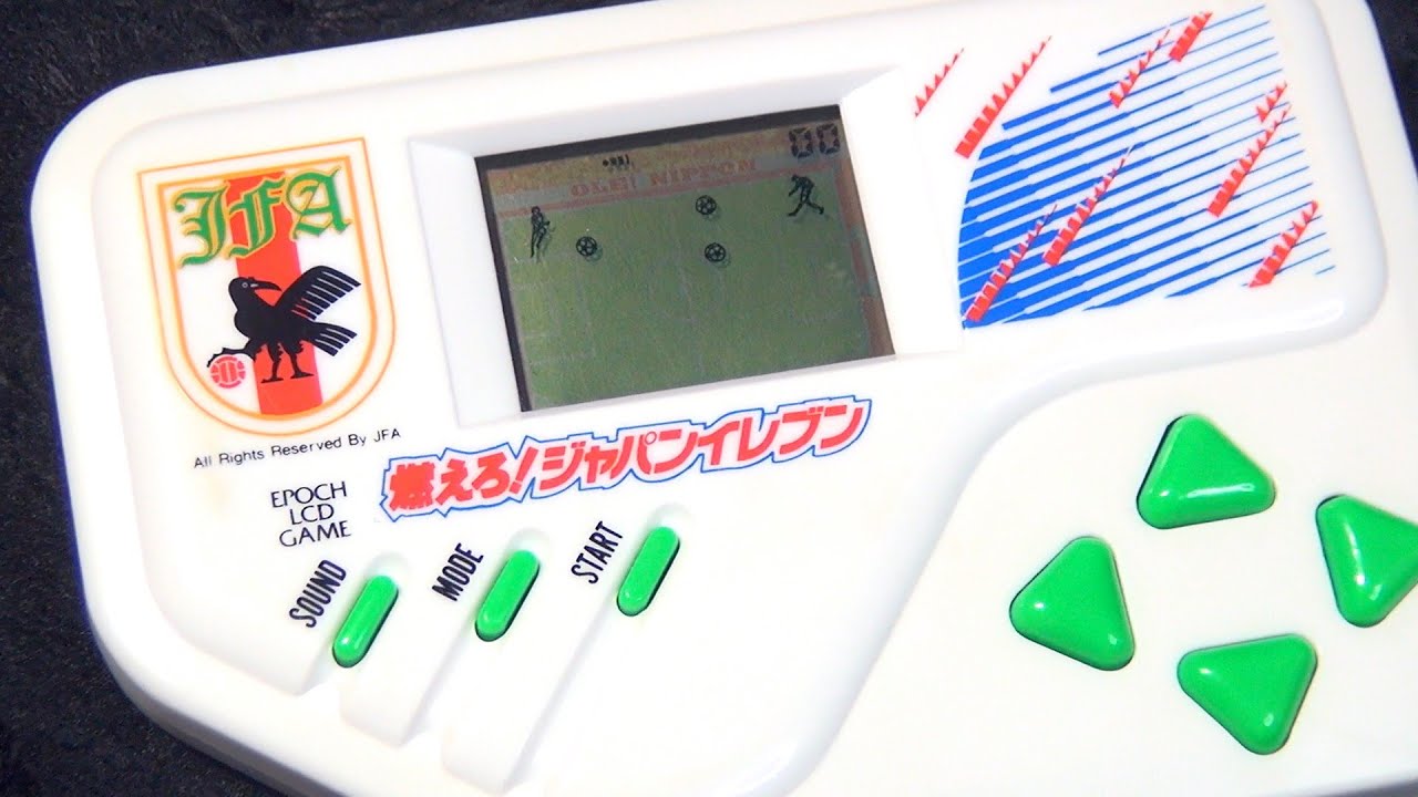 レトロ 電子ゲーム】エポック社 燃えろ！ジャパンイレブン サッカー