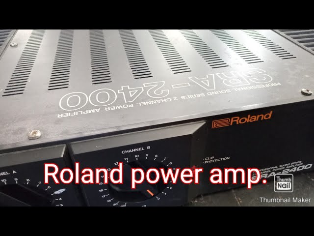 Roland SRA-2400 - YouTube