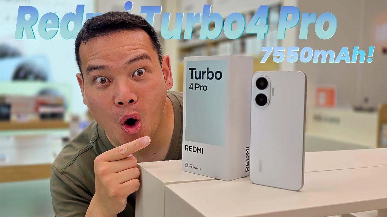 Redmi Turbo 4 Pro (7550mAh) Unboxing & Hands-On - YouTube