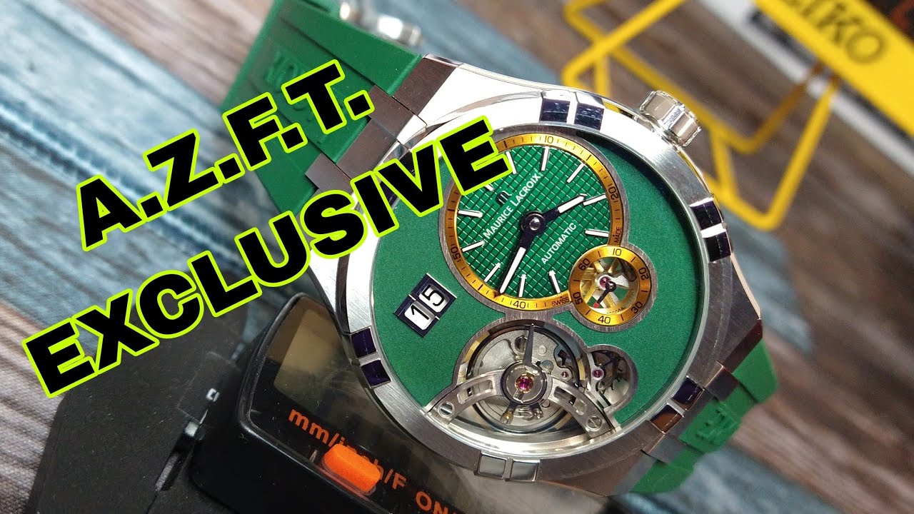 Maurice Lacroix AI6118-SS00B-630-5 Aikon Grand Date AZFT Exclusive