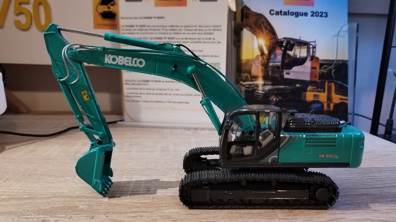 umboxing kobelco sk350LC 1/50 - YouTube
