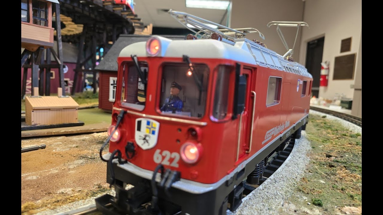 My LGB Swiss RhB G Scale Ge 4/4 II - 1: Florida Citrus Model Train