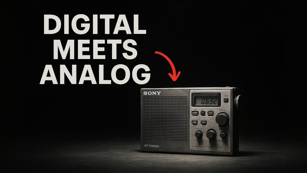 Sony ICF-7600DA | 1986 World Radio Receiver | Digital Precision