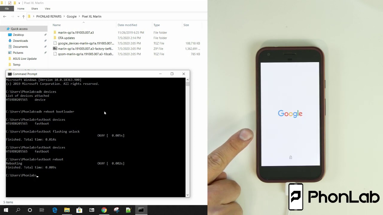 How to Unlock the bootloader on Google Pixel devices. - YouTube