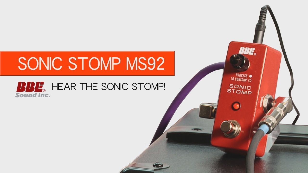 BBE / ベースイコライザー Sonic Stomp MS92 - YouTube