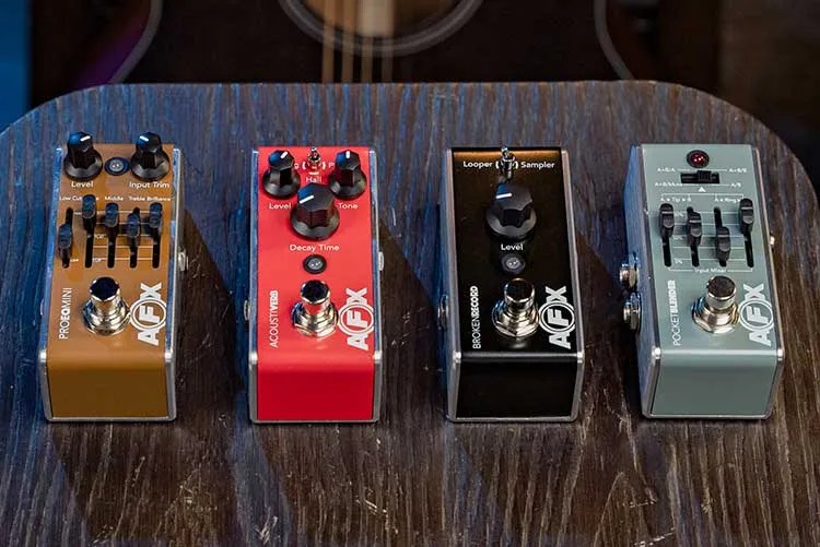 Fishman's New AFX Mini Acoustic Pedals Are Tailored for Acoustic