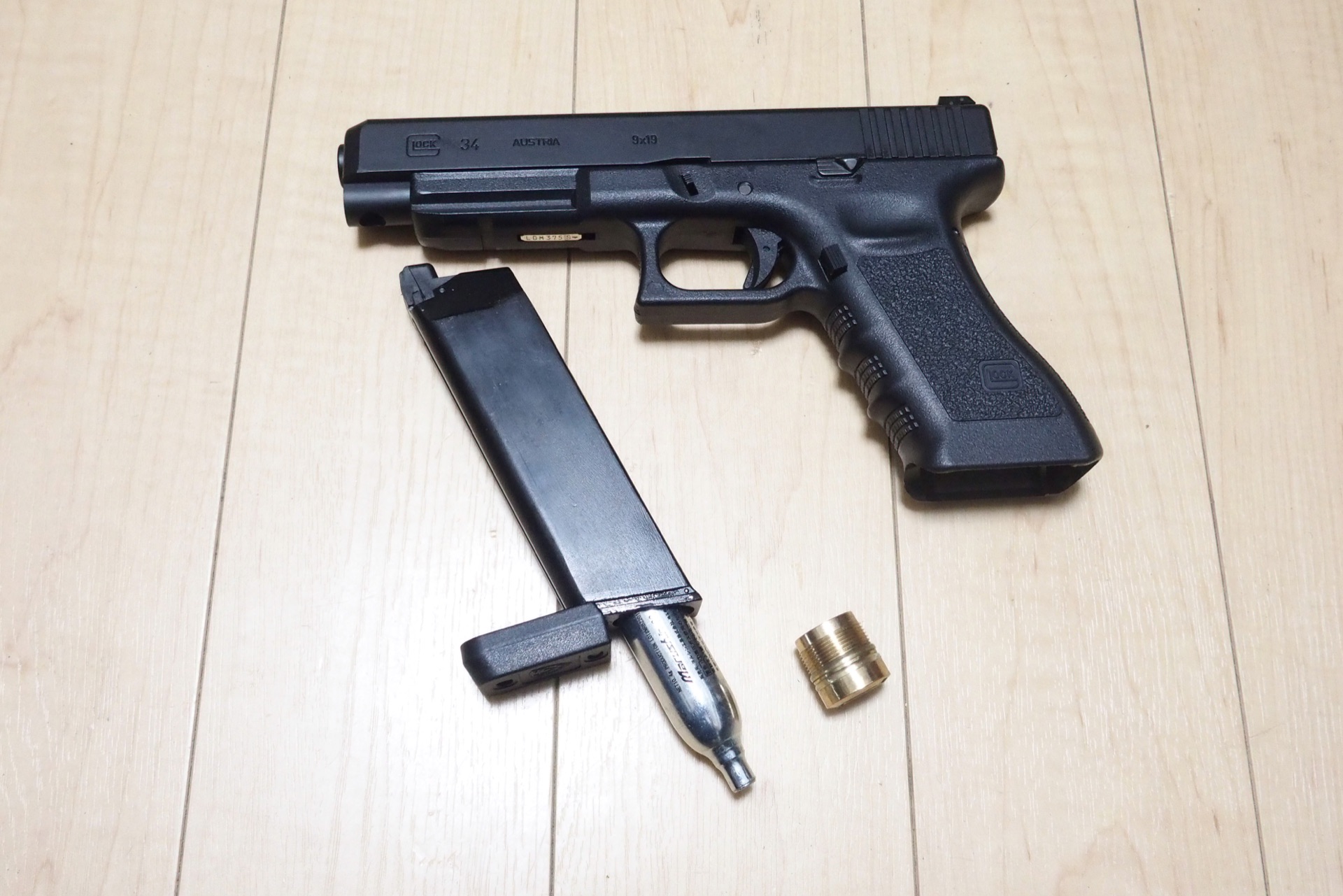 東京マルイ Glock34でCO2マガジンを使うのは、やめたほうが良さそう