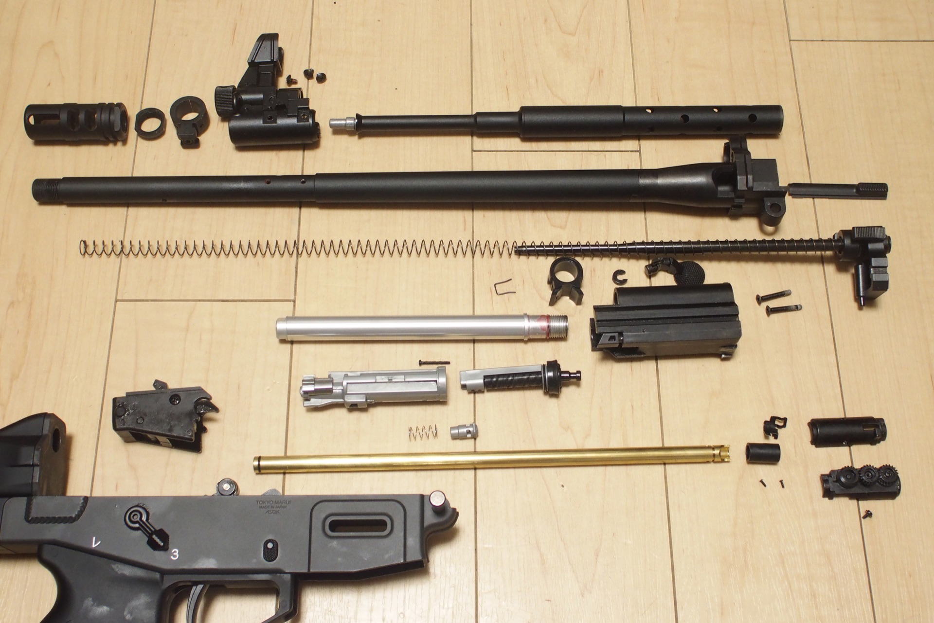 東京マルイ ガスブローバック 89式小銃 スチール槓桿 要加工品 さ*る