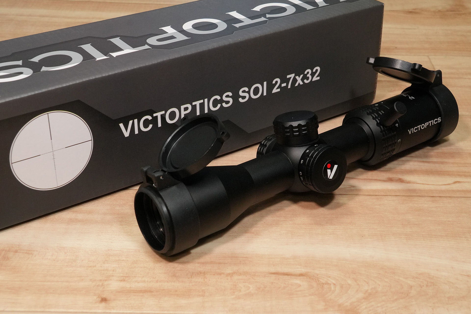 手頃な価格帯のライフルスコープ VictOptics SOI 2-7×32 (VIOC-02