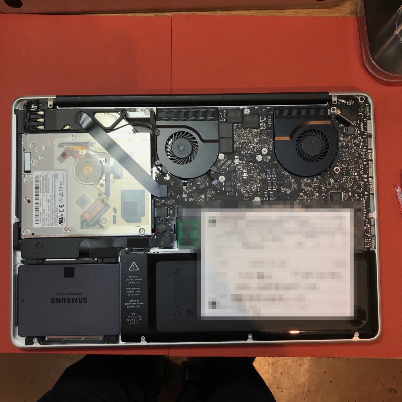 MacBook Pro 15 Late 2011 A1286 SSD換装 メモリ最大増設 El Capitan