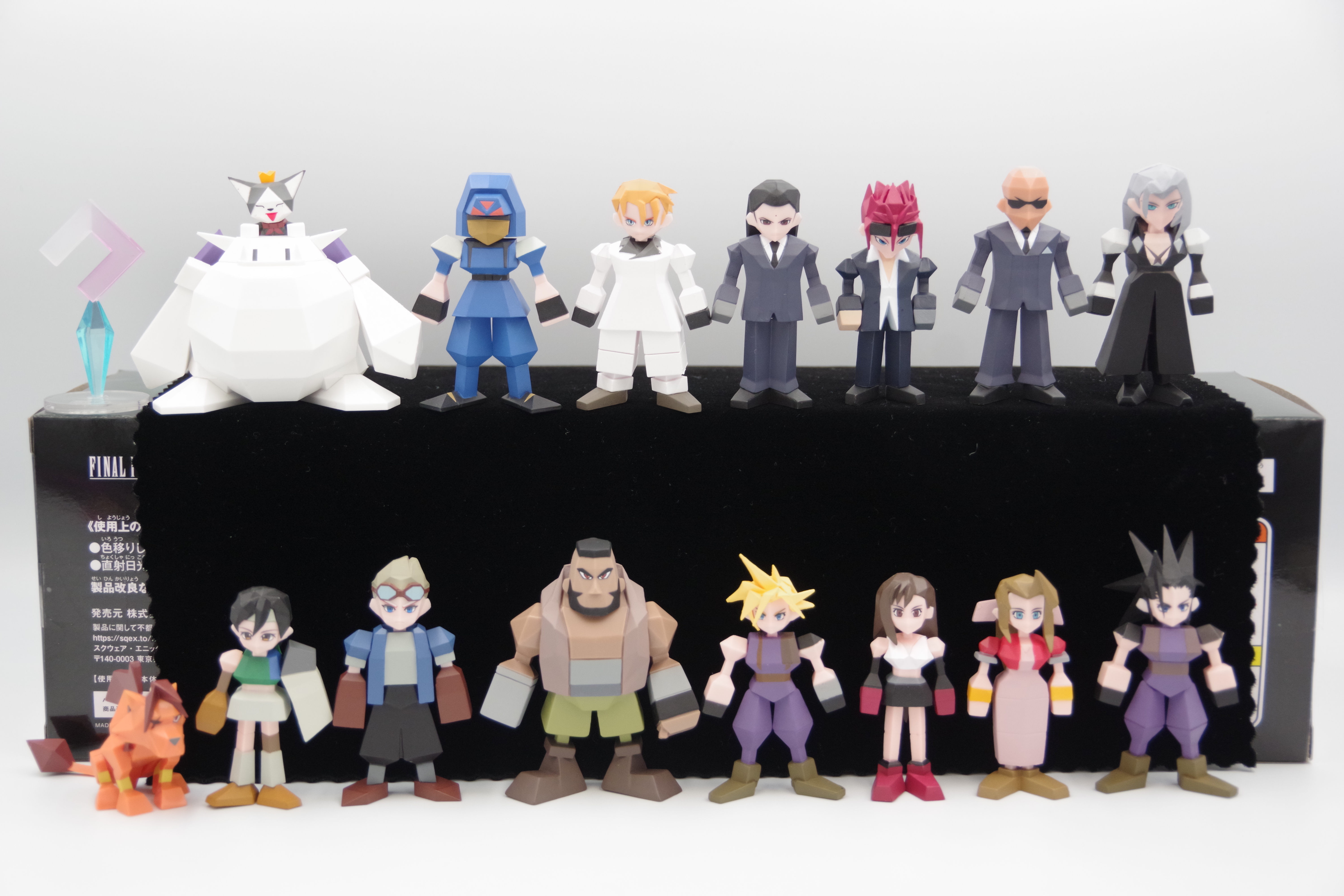 FINAL FANTASY Ⅶ REBIRTH発売記念くじ D賞 ミニフィギュア7体セット&G