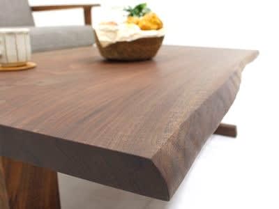 無垢一枚板作品紹介】ウォールナット一枚板ローテーブル | 近藤工芸BLOG