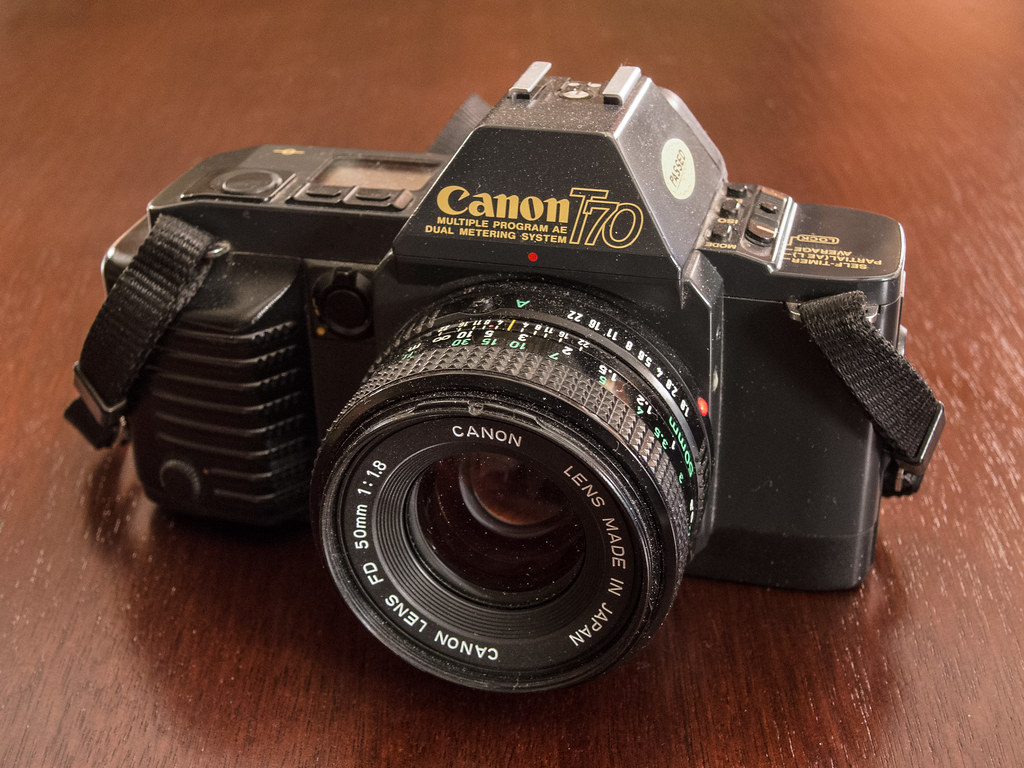 Canon T70 - Down the Road