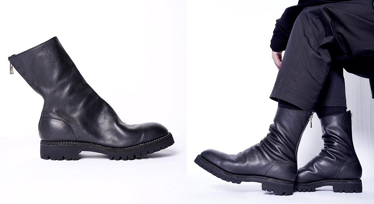 上質なホースレザーと機能的なバックジップ、完成されたミニマルな