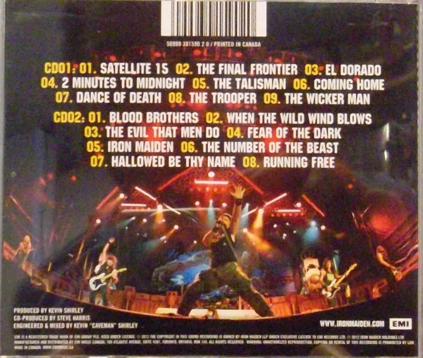 REVIEW: Iron Maiden – En Vivo! (2012 CD, blu-ray) | mikeladano.com
