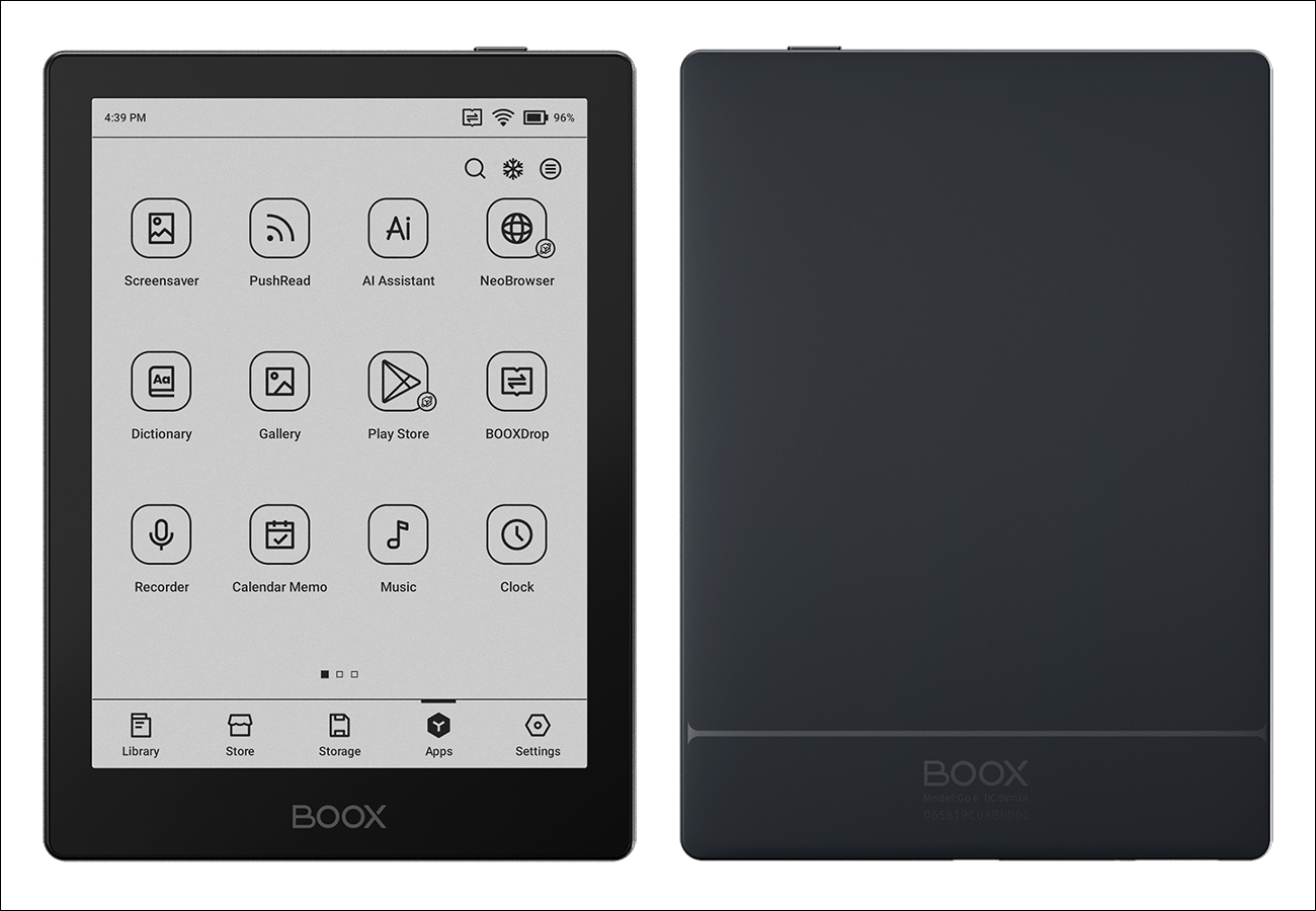 BOOX GO 6 － 手頃な価格で購入できるBOOXのエントリーモデル、BOOX