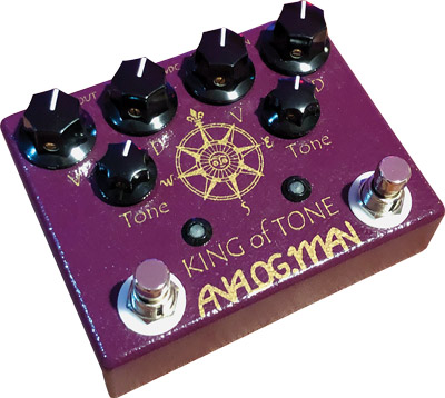 Analog Man's King of Tone Overdrive – Vintage Guitar® magazine