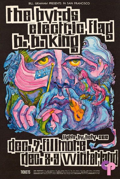 Fillmore Auditorium 12/7/67 - BG-96 - Classic Posters