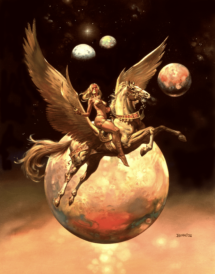 Golden Wings - Boris Vallejo and Julie Bell