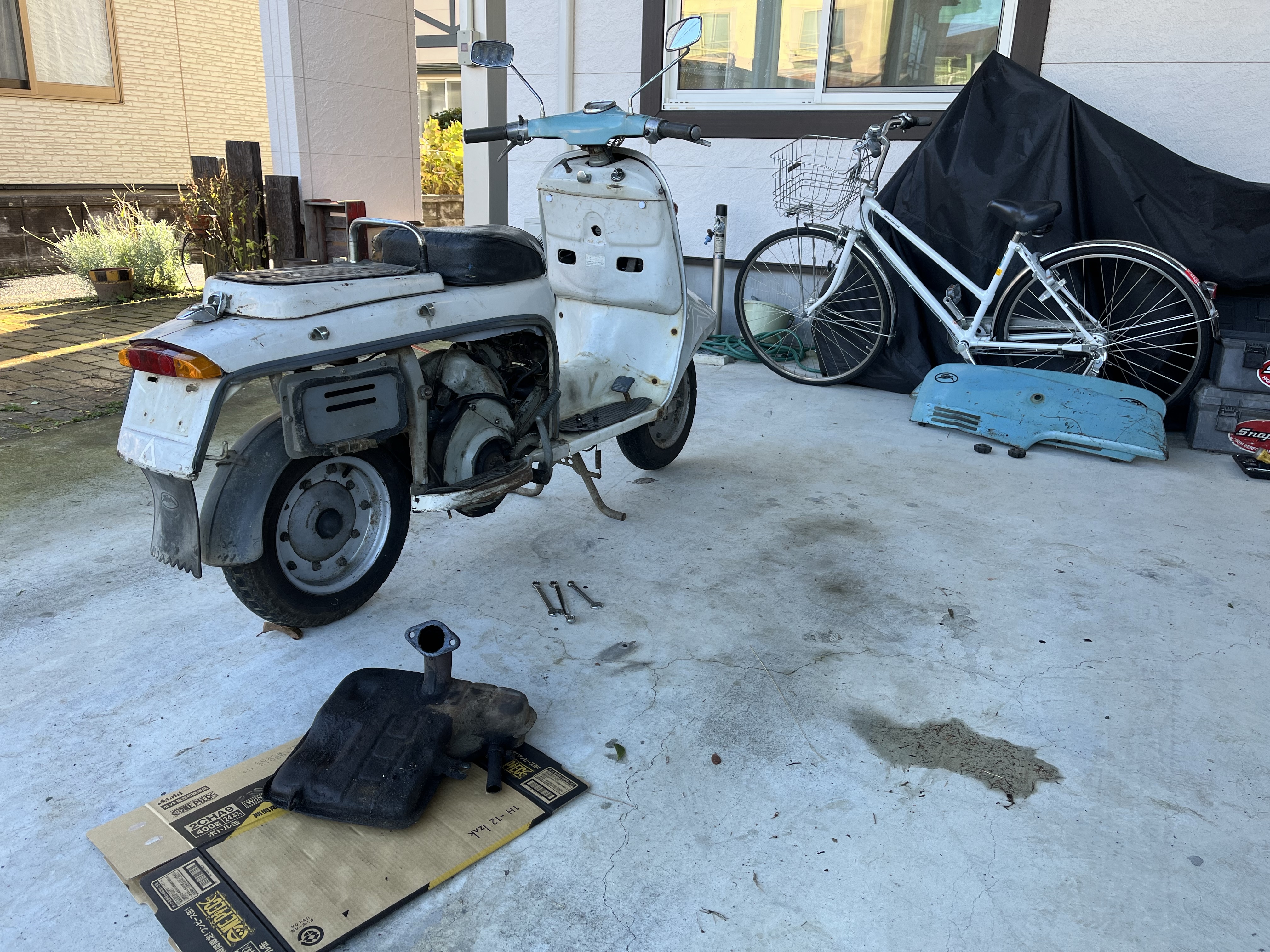 ラビットS301のマフラーレストア – Joyride