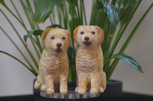 木彫りのビション・フリーゼ Part3 わたし – 木彫りどうぶつ手習い帖