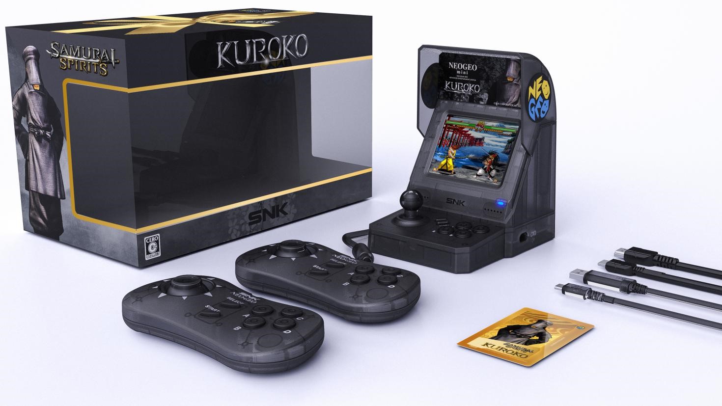 NEOGEO mini サムライスピリッツ限定セット」に「黒子バージョン」が
