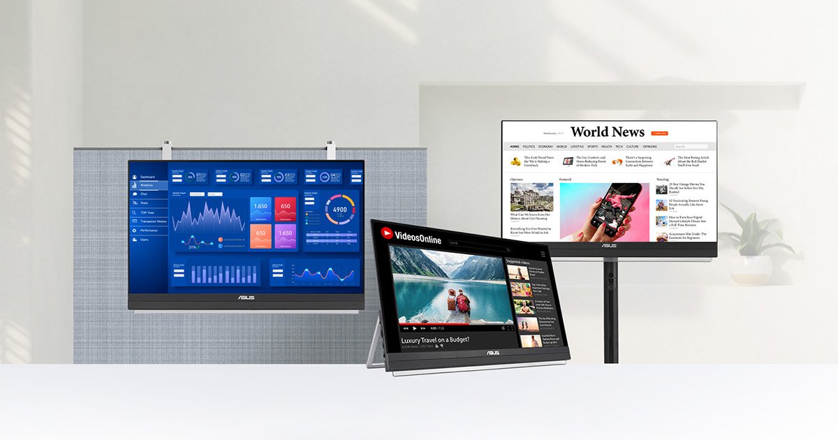 モバイルモニター「ASUS ZenScreen MB27ACF」が登場！27インチQHD