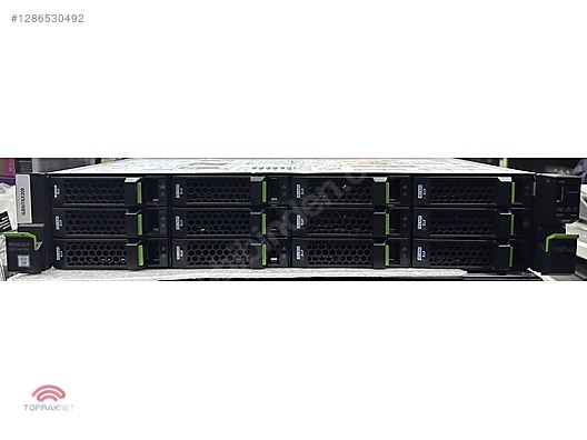 Fujitsu PRIMERGY RX2540 M4 2× Xeon Gold 6138 64GB RAM sahibinden