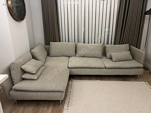 Corner Set / IKEA SÖDERHAMN 4lü Köşe Kanepe Viarp Bej/Kahverengi