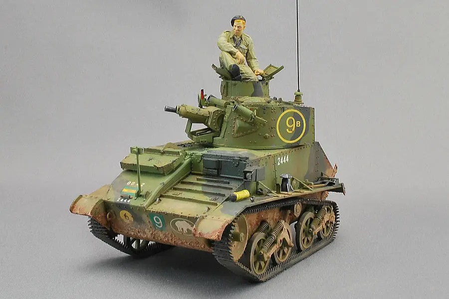 マーク6B MARK VI B イギリス軍軽戦車 バルカン 1/35 組立と塗装・製作