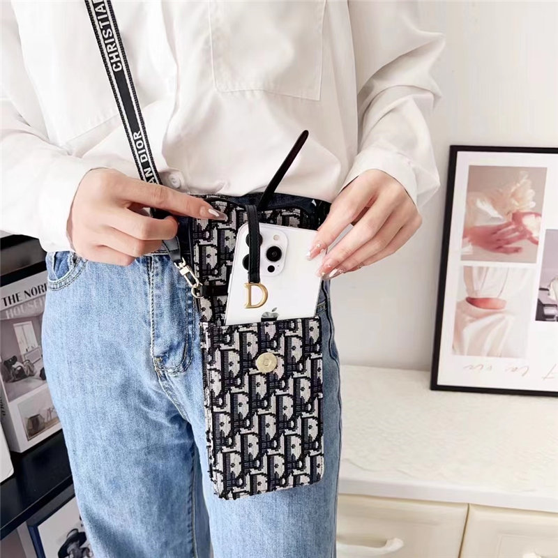 ディオール スマホ ショルダー dior オブリーク スマホバッグ ブランド