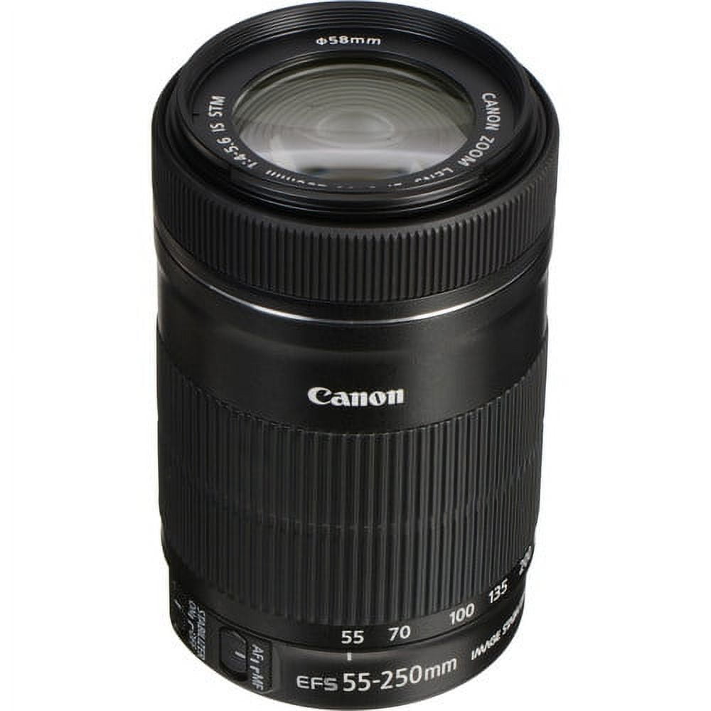 Canon EF-S 55-250mm f/4-5.6 IS STM Telephoto Zoom Lens with