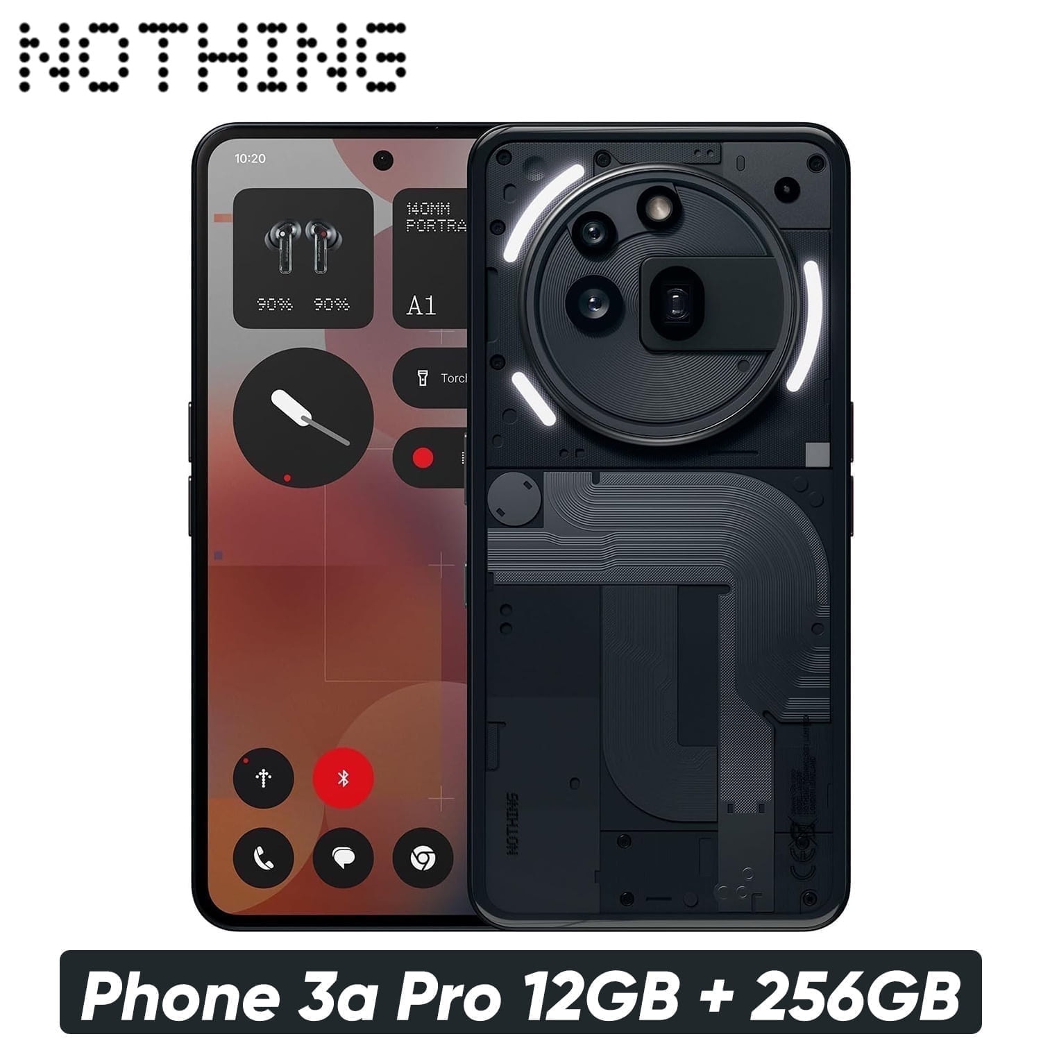 Nothing Phone (3a) Pro Unlocked Cell Phones, 256GB 5G Android
