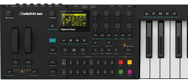 SUPERBOOTH19: Elektron、新製品「Digitone Keys」を発表…… 待望の