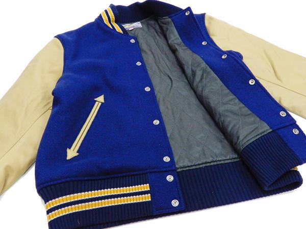 ホワイツビル スタジャン WV14904 メルトン x 本革 ジャケット メンズ