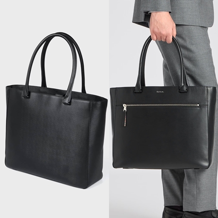 ポール スミス Paul Smith トートバッグ ストローグレインレザー