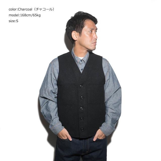 フィルソン FILSON マッキーノ ウール ベスト ソリッドカラー｜ メンズ