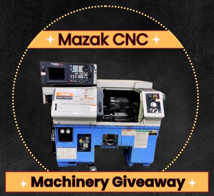 Mazak Quick Turn 6T CNC Lathe with Bar Feeder - GIVEAWAY PRIZE! - iGAM