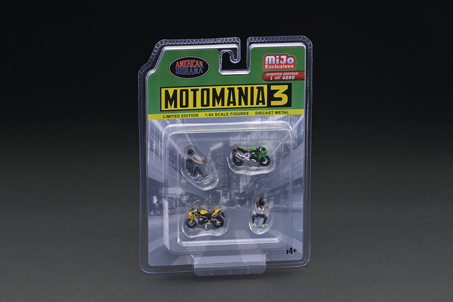 AD-76499MJ 1/64 Figure Set - Moto Mania 3 | LINE UP | [公式