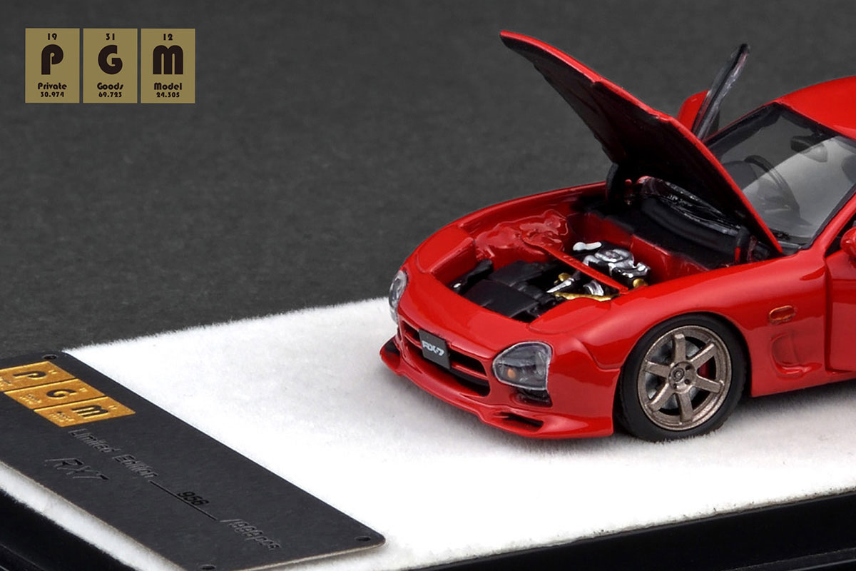 PGM-640804-1 1/64 Mazda RX-7(FD3S) Red | LINE UP | [公式] ignition