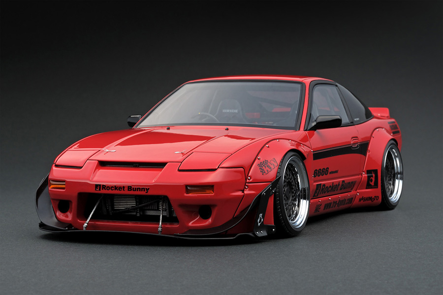 IG1112 1/18 Rocket Bunny 180SX Red | LINE UP | [公式] ignition